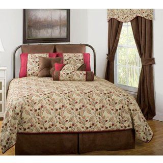 Oslo Sage and Maroon 4 Piece Daybed Comforter Set by