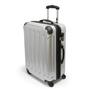 XAVION® Reisekoffer aus Polycarbonat   Trolley, Koffer, in SILBER