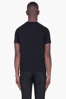 Comme Des Garçons Play  Black White Logo T shirt for men