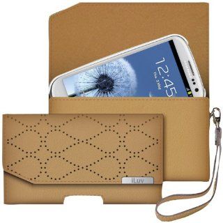 iLuv iSS245TAN ATELIER CLUTCH Designer Wallet for Samsung