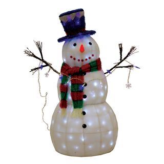 Snow Soft Snowman Sculpture 42 inch Figurine