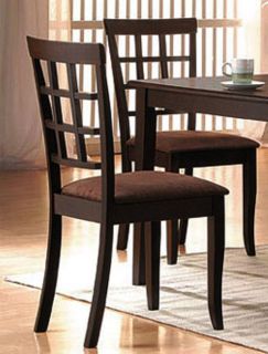 Window Back Dining Chairs (Set of 2)