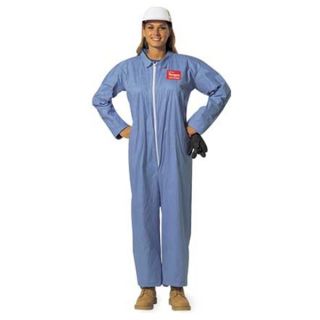 Dupont TM120SBUMD0012G1 Flame Resistant Coverall, Blue, M, PK12