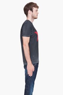 Dsquared2 Distressed Star Print T shirt for men