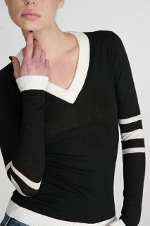 K Karl Lagerfeld Karl Lagerfeld Cari Black Sweater for women
