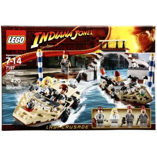 LEGO Indiana Jones 420 piece Venice Canal Chase Set
