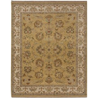 Hand knotted Oriental Bright Gold Wool Area Rug (6 x 9) Was $731.99