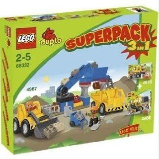 LEGO Duplo 66332   Baustelle Superpack 3in1   4987 + 4986 + 4976