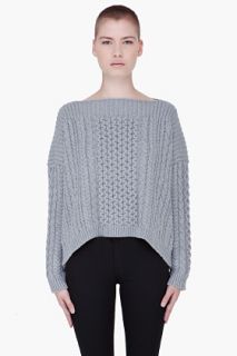Marc By Marc Jacobs Grey Knit Geraldine Sweater for women