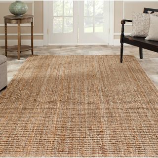 Hand woven Weaves Natural colored Fine Sisal Rug (5 x 8)