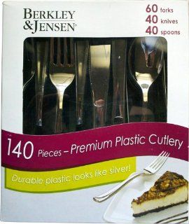 Berkley & Jensen 140 Pieces Premium Plastic Cutlery