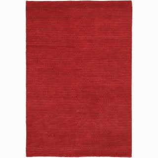 Hand woven Mandara New Zealand Wool Shag Rug (79 x 106) Today $584