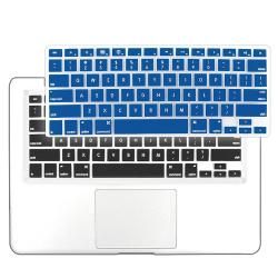 Clear Dark Blue Case/ Blue Keyboard Skin for Apple MacBook Pro 13 inch