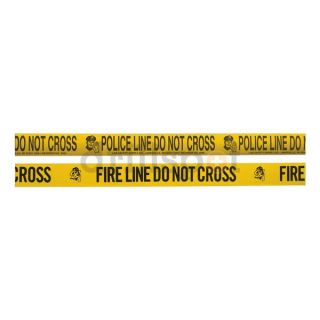 Presco Products Co B3104Y62 189 Barricade Tape w/Reel, Yellow/Blk, 1000 ft
