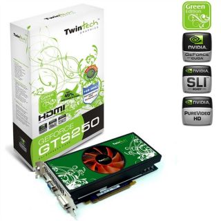 GeForce GTS 250 1 Go GDDR3 Green Edition   Achat / Vente CARTE