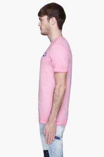 Dsquared2 Heather Pink Ombre Logo Tee for men