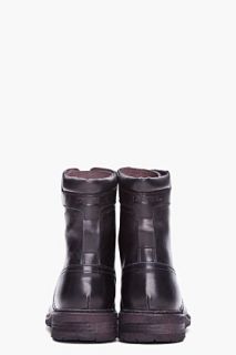 Diesel Black Cassidy Military Boots for men