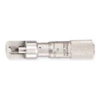 Starrett 207Z Can Seam Micrometer, Snub Nose, 0 0.375 In