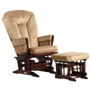 Dutailier Ultramotion Coffee/ Light Brown 2 post Multi position Glider