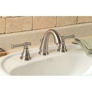 Denovo Premier Wideset Brushed Nickel Bathroom Faucet