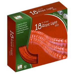 Noma/Inliten Import 55133 88 HW 18' RED Rope LGT Set
