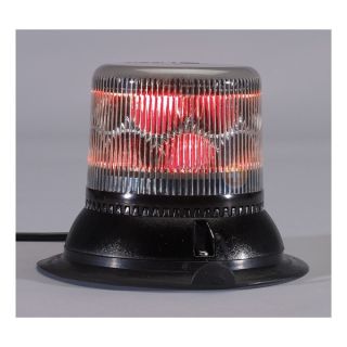 Pse Amber LSS222CRM Dual Level Strobe, Red, Mag/Suction, LED