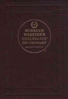 Merriam webster Collegiate Dictionary Luxury Leather Bound (Hardcover