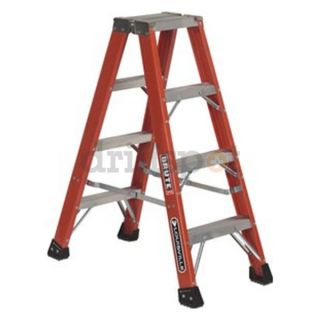 Louisville Ladder Corp. FM1404HD 4' Louisvillebrute Fiberglass Type 1Aa 375lb Rated 2 Way Step Ladder
