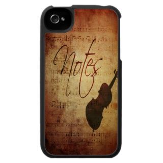 Musiker Anmerkungs antike Partitur mit Schnüren Hülle Fürs iPhone 4